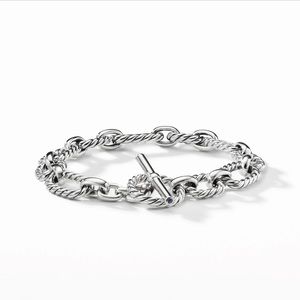 DAVID YURMAN CHAIN LINK BLUE SAPPHIRE BRACELET